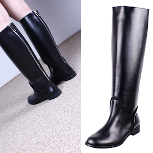4275 simple pattern flat long boots